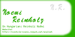 noemi reinholz business card